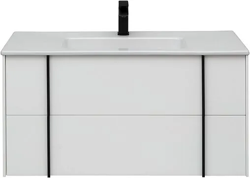 Тумба-умывальник подвесная Allen Brau Reality 100 белый 1.32007.WM+