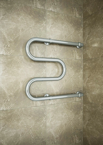 Полотенцесушитель водяной Terminus М-образный AISI 25 600х600 полированная сталь 4620768880544