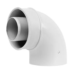 Колено для дымохода Ø 60/100мм ∠ 90° (Al) Royal Thermo RTF07.050, 2