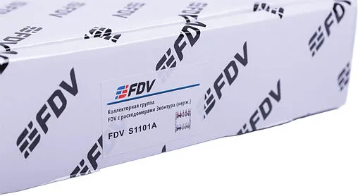 Группа коллекторная с расходомерами 3 отвода 1&quot;в/в x ¾&quot;ек FDV S1101A-1/3