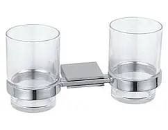 Стакан двойной Fixsen Noble хром FX-6107