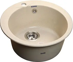 Мойка кухонная GranFest Rondo R-480 бежевый Мойка кухонная GranFest Rondo R-480 бежевый, 1