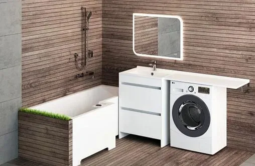 Зеркало с подсветкой Continent Fantasy Led 80 с часами белый ЗЛП171