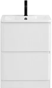 Тумба-умывальник подвесная BelBagno ALBANO 70 Bianco Lucido ALBANO-700-2C-PIA-BL+BB700/455-LV-MR-ALR Тумба-умывальник подвесная BelBagno ALBANO 70 Bianco Lucido ALBANO-700-2C-PIA-BL+BB700/455-LV-MR-ALR, 1