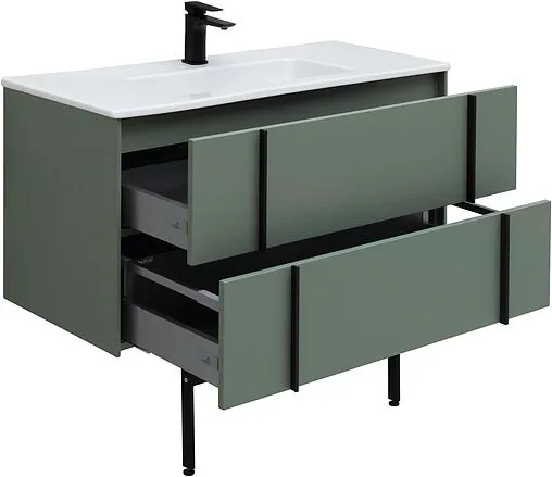 Тумба-умывальник подвесная Allen Brau Reality 100 олива 1.32007.CGM+