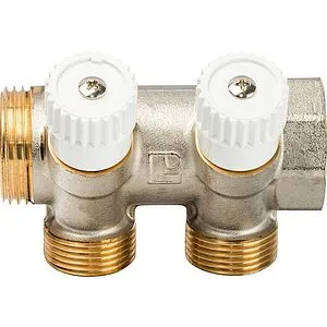 Коллектор регулирующий проходной 2 отвода 1"в/н x ¾"ек Luxor CP 452 68513502 Коллектор регулирующий проходной 2 отвода 1"в/н x ¾"ек Luxor CP 452 68513502, 3