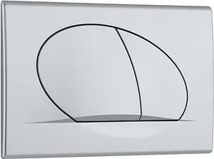 Клавиша смыва для унитаза Roca Active 42B 8901140B2 хром матовый Клавиша смыва для унитаза Roca Active 42B 8901140B2 хром матовый, 1