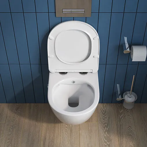 Унитаз подвесной безободковый с функцией биде и встроенным смесителем BelBagno Uno белый BB3105CHR-BS/SC