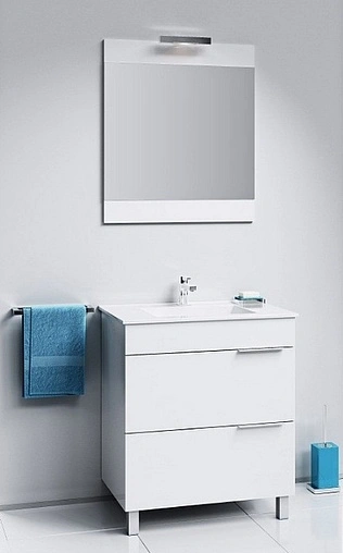 Тумба под умывальник напольная Aqwella Brig 75 белый Br.01.07/2/W