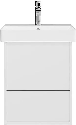 Тумба-умывальник подвесная Kerama Marazzi Pro 50 белый матовый PRO.50.2\WHT+PROR.wb.50