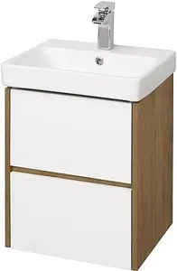 Тумба-умывальник Aquaton Сканди 45 белый/дуб рустикальный 1A2516K0SDZ90 Тумба-умывальник Aquaton Сканди 45 белый/дуб рустикальный 1A2516K0SDZ90, 1
