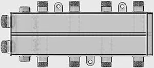 Распределительный коллектор 4 контура с гидрострелкой 1"н x ¾"н Север-Мини4 1925090 Распределительный коллектор 4 контура с гидрострелкой 1"н x ¾"н Север-Мини4 1925090, 5
