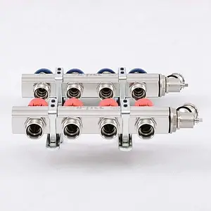 Группа коллекторная без расходомеров 4 отвода 1&quot;в/в x ¾&quot;ек Uni-fitt 441E4304, 4