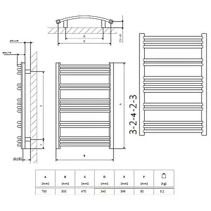Полотенцесушитель электрический лесенка Terma Jade-M 753x500 серебро WLJAM075050 KSMAE1E8 Полотенцесушитель электрический лесенка Terma Jade-M 753x500 серебро WLJAM075050 KSMAE1E8, 2