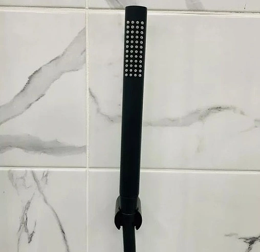 Душевая система с термостатом для душа Paffoni Birillo чёрный матовый ZCOL684LIQNO