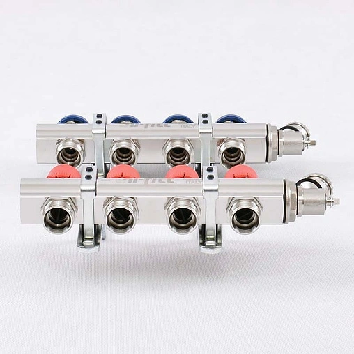 Группа коллекторная без расходомеров 4 отвода 1&quot;в/в x ¾&quot;ек Uni-fitt 441E4304