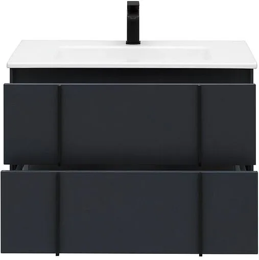 Тумба-умывальник подвесной Allen Brau Reality 80 антрацит 1.32005.AM+