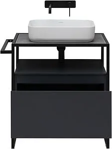 Тумба под умывальник напольная Allen Brau Priority 70 антрацит 1.31001.AM Тумба под умывальник напольная Allen Brau Priority 70 антрацит 1.31001.AM, 5