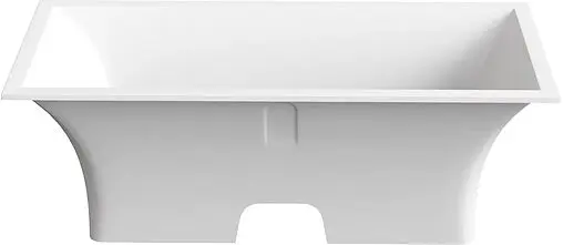 Ванна отдельностоящая из искусственного камня Bas Мадрид 170х80 белый ВА00006