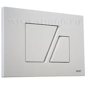 Клавиша смыва для унитаза Sanit S707 16.707.01..0000 белый глянцевый Клавиша смыва для унитаза Sanit S707 16.707.01..0000 белый глянцевый, 1