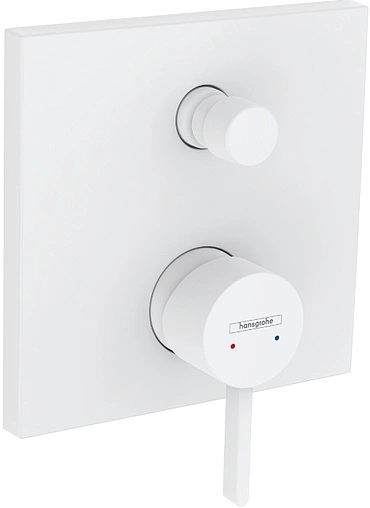 Смеситель для ванны скрытого монтажа Hansgrohe Finoris белый матовый 76415700