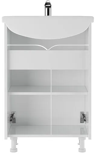 Тумба под умывальник напольный Айсберг Радуга 55 белый DA1141TR