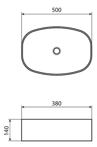 Раковина Allen Brau Priority 50 белый 4.31002.20