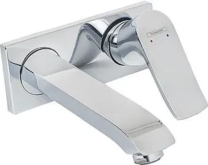 Смеситель для раковины из стены Hansgrohe Metris хром 31085000 Смеситель для раковины из стены Hansgrohe Metris хром 31085000, 3