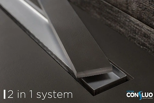 Лоток душевой Set 850мм h=62мм 0.8л/сек Pestan Confluo Frameless Line 850 13701233