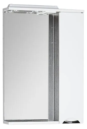 Шкаф-зеркало Aquanet Гретта 60 R белый/венге 00173994