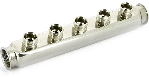 Коллектор распределительный проходной 5 отводов 1&quot;в/в x ¾&quot;ек Uni-fitt 430I4305