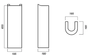 Пьедестал Sanita Luxe Art Flora белый ARTSLPD10 Пьедестал Sanita Luxe Art Flora белый ARTSLPD10, 2