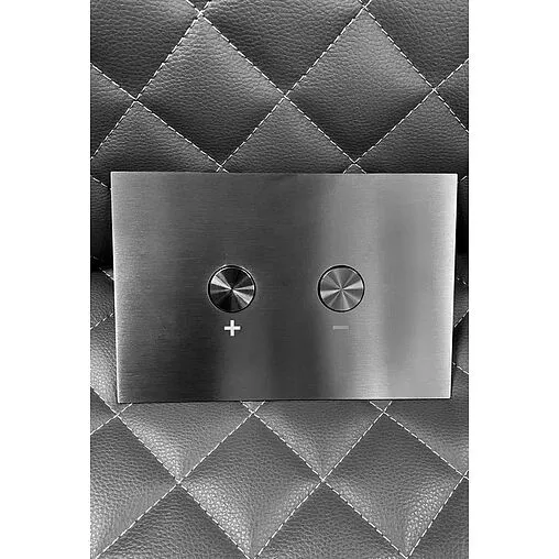 Клавиша смыва для унитаза OLI Blink 882567 gun metal