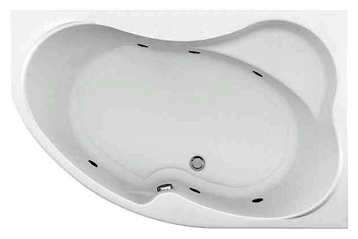 Ванна акриловая Aquanet Capri 170x110 R 00203922