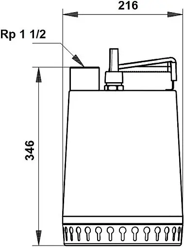 Насос дренажный Q=21м³/ч H=15м Grundfos UNILIFT AP12.408.A1 96010980