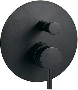 Смеситель для ванны скрытого монтажа Paffoni Light чёрный матовый LIG015NO Смеситель для ванны скрытого монтажа Paffoni Light чёрный матовый LIG015NO, 1