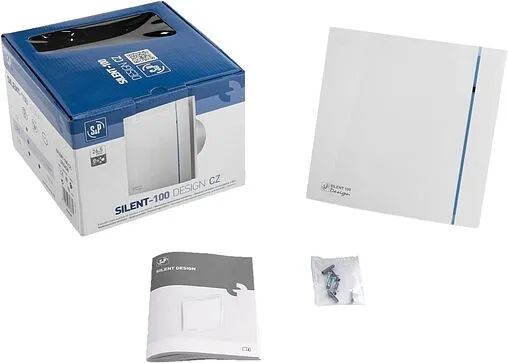 Вентилятор вытяжной Soler &amp; Palau SILENT-100 CZ DESIGN белый