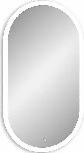 Зеркало с подсветкой Continent Delight Led 55x100 с подогревом белый ЗЛП520