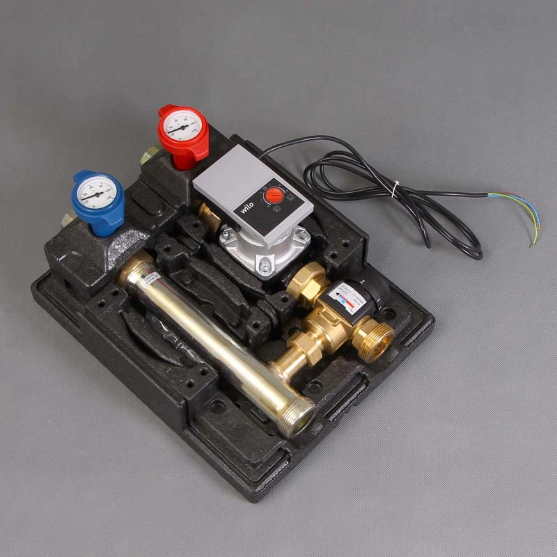 Насосный модуль с термостатическим смесительным клапаном 1½&quot;н х 1&quot;в WATTS HKF25 10027335 с насосом Wilo Yonos Para 25/6 180