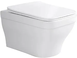 Унитаз подвесной безободковый Aquatek Амадео белый AQ1163-00, 3