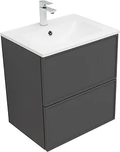 Тумба-умывальник Aquanet Арт 60 ясень графит 00329063+00306390, 5