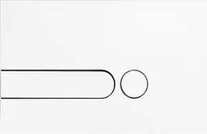 Клавиша смыва для унитаза Jacob Delafon E4326-00 белый глянцевый Клавиша смыва для унитаза Jacob Delafon E4326-00 белый глянцевый, 1