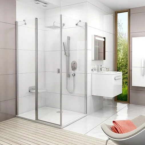 Боковая стенка 900мм прозрачное стекло Ravak Chrome CPS-90 9QV70C00Z1