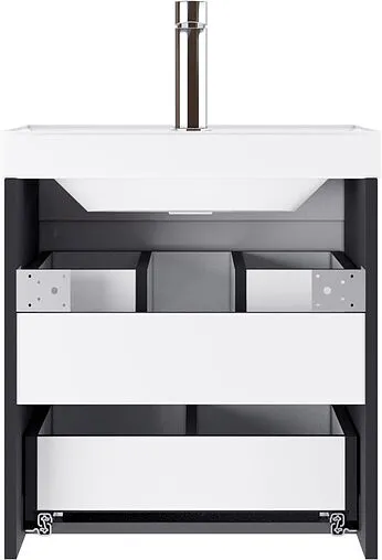 Тумба под умывальник подвесной Домино Graffo 50 графит DGr2110T