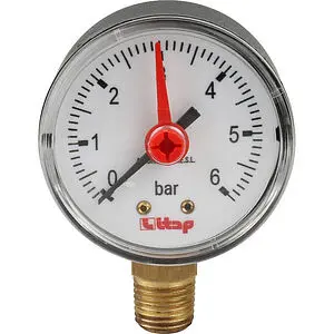 Манометр радиальный Itap 50мм 6 бар ¼&quot; 482B014R, 1