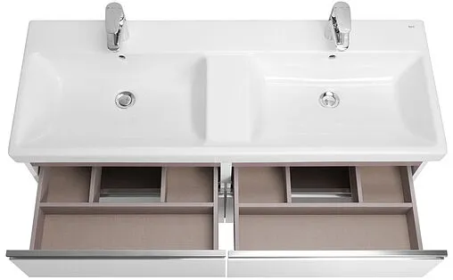 Тумба под умывальник подвесная Roca The Gap 120 белый глянец ZRU9307637