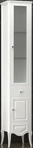 Шкаф-пенал напольный Opadiris Брунелла 38 R белый матовый 00-00004340