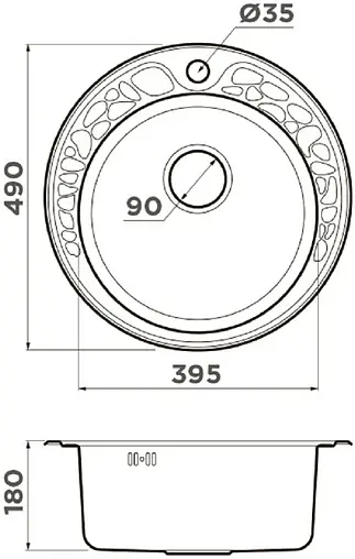 Мойка кухонная Omoikiri Tovada 49-AB античная латунь 4993047