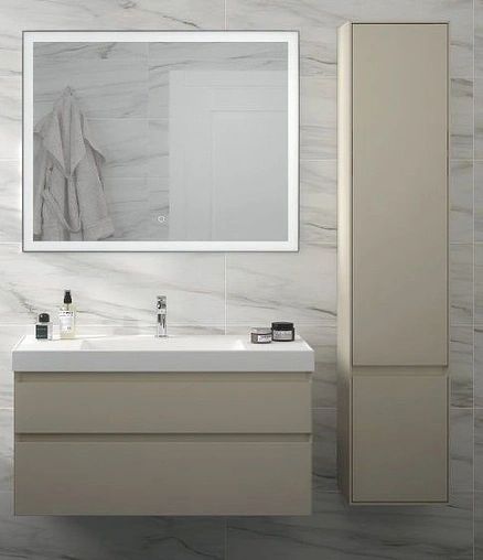 Тумба под умывальник подвесная Kerama Marazzi Cubo 80 лимо CUB.80.2\LIM