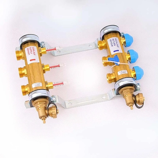 Группа коллекторная с расходомерами 3 отвода 1&quot;в/в x ¾&quot;ек Watts HKV/T 10004196